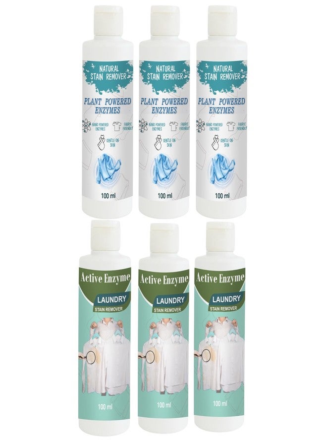 مجموعة مزيل بقع توفوس، عبوة من 3 قطع للقمصان، وعبوة من 3 قطع للفستق | محلول تنظيف متعدد الأسطح للملابس والأقمشة والمفروشات (100 غرام لكل عبوة) - Image 1